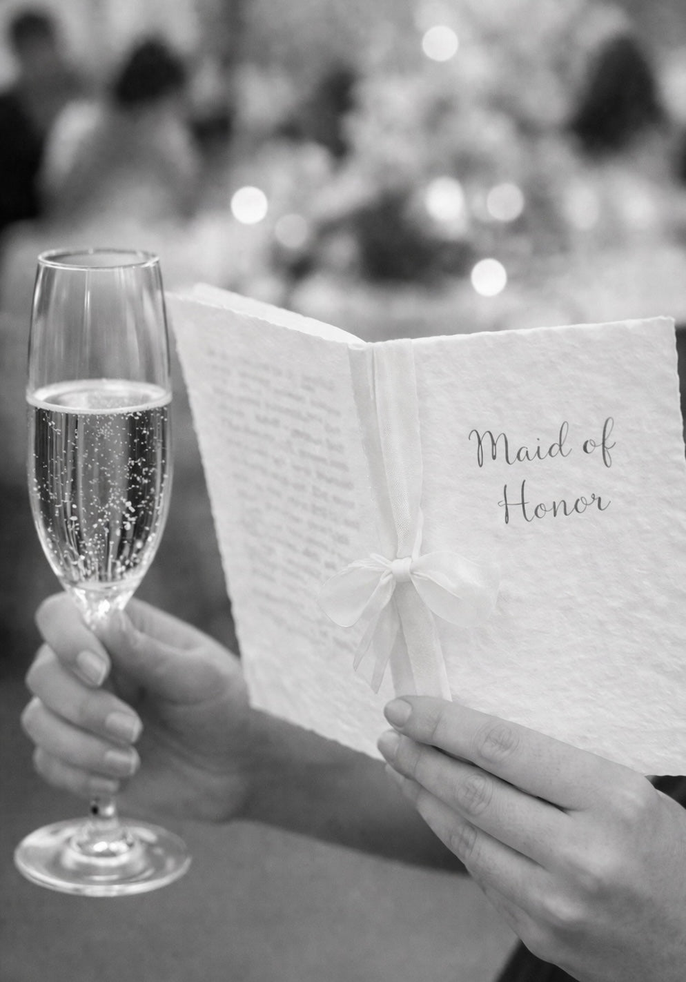 Handmade Speech Booklets – Best Man & Maid of Honor