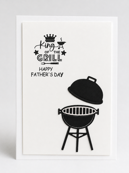 Father’s Day Grill Card – Handmade BBQ Card for Dad