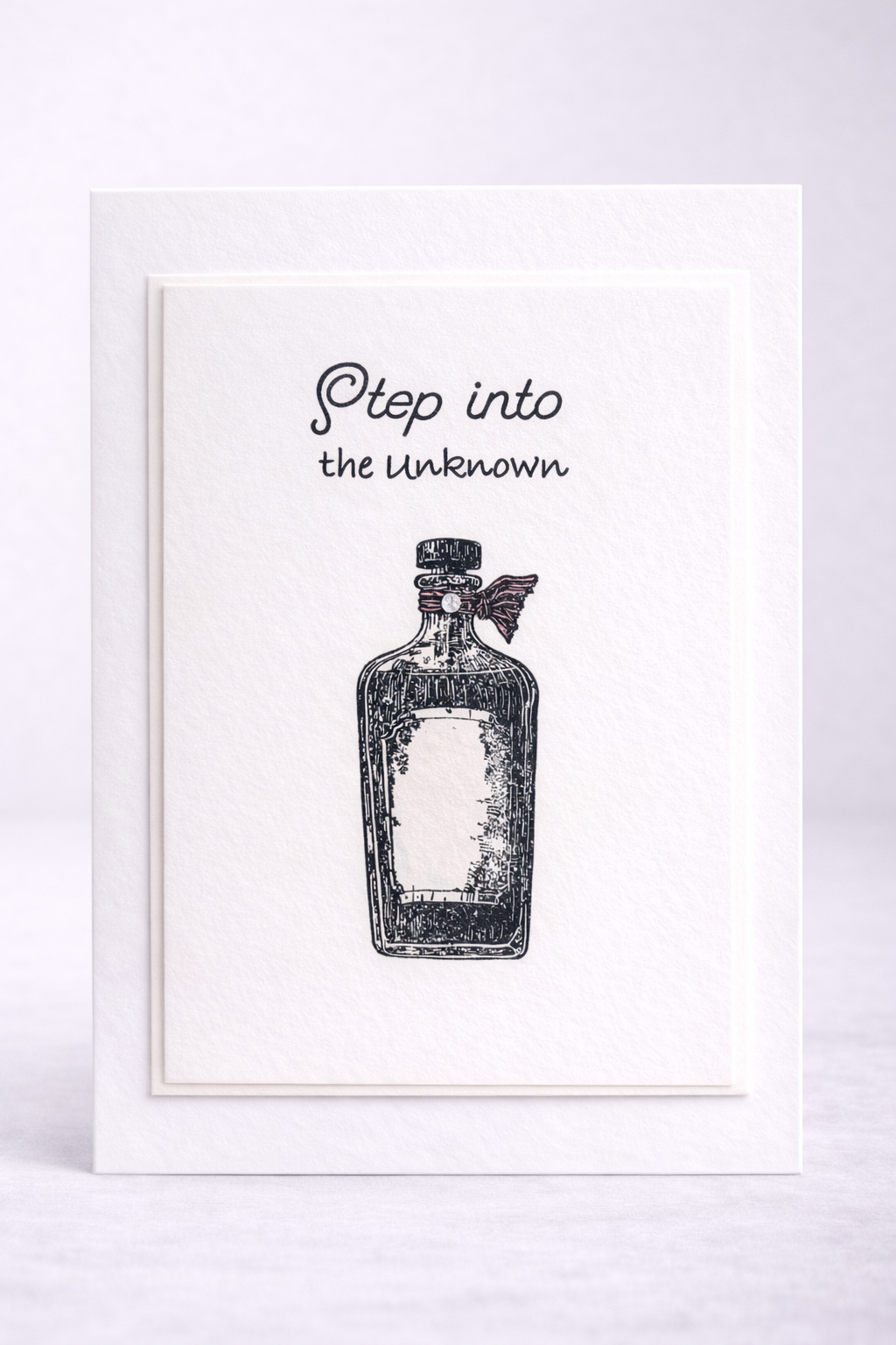 Step Into the Unknown – Encouragement Card