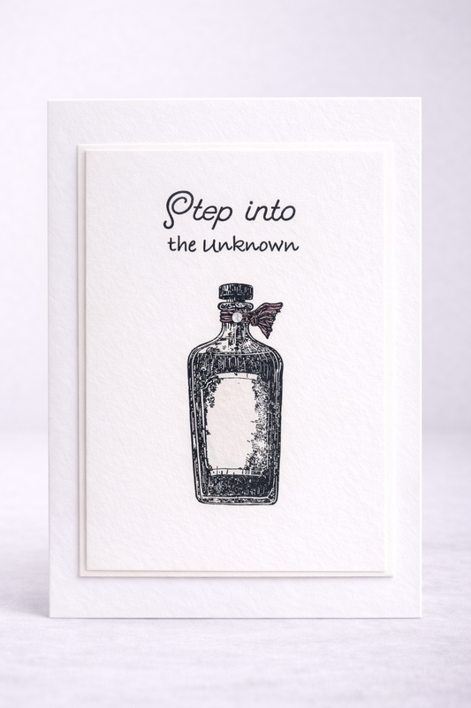 Step Into the Unknown – Encouragement Card