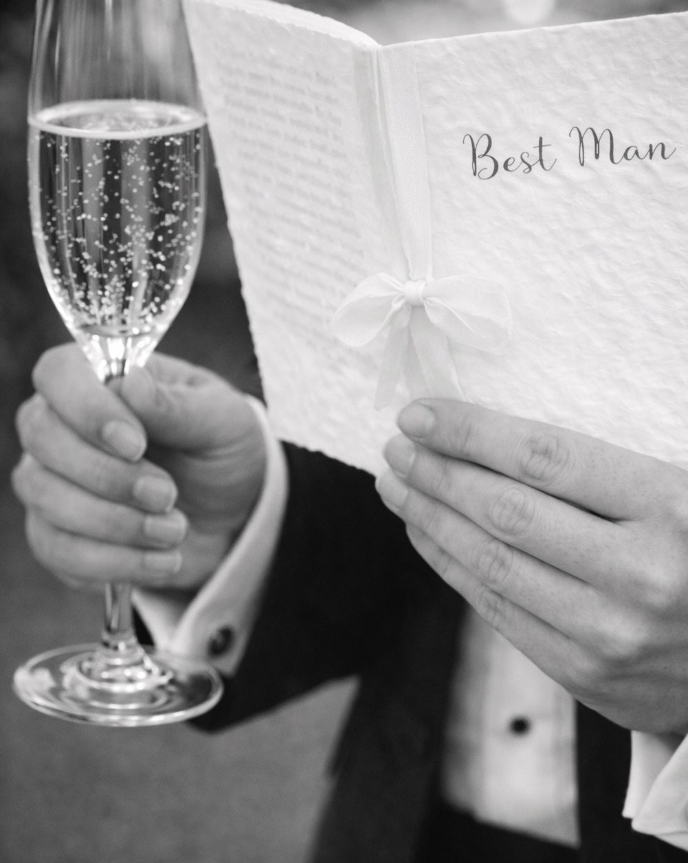 Handmade Speech Booklets – Best Man & Maid of Honor