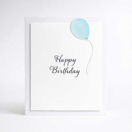 Happy Birthday Balloon Card