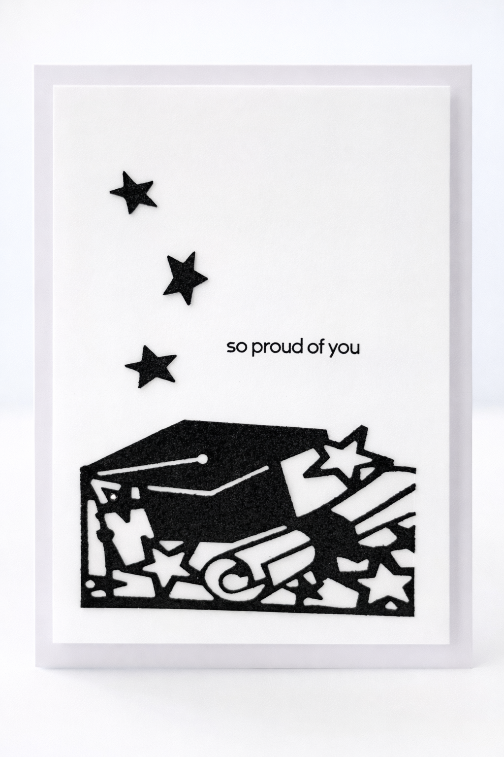 So Proud of You – Graduation & Achievement Handmade Card | 5x7 Encouragement Card