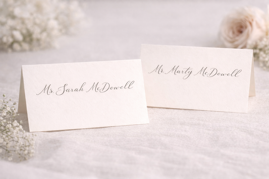Name Place Cards – Wedding Table Setting